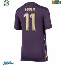 England Phil Foden #11 Bortedrakt Dame EM 2024 Kortermet